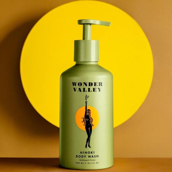 WONDER VALLEY - Hinoki Body Wash | Vegan, Cruelty-Free, All Skin Types | 300ml - Picture 3 of 4